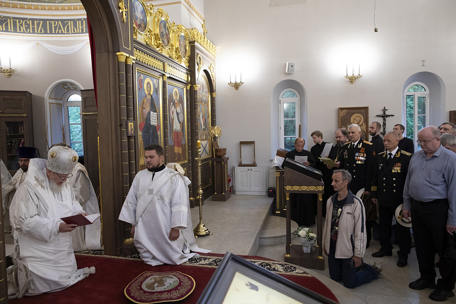 Великое освящение храма праведного Феодора Ушакова в Купавне